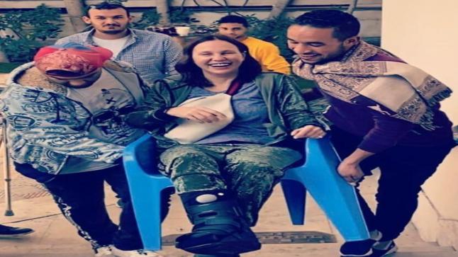 شيرين رضا تسترد عافيتها بعد تعرضها للإصابة في القدم وتعود لاستكمال مشاهدها في “ليه لأ”